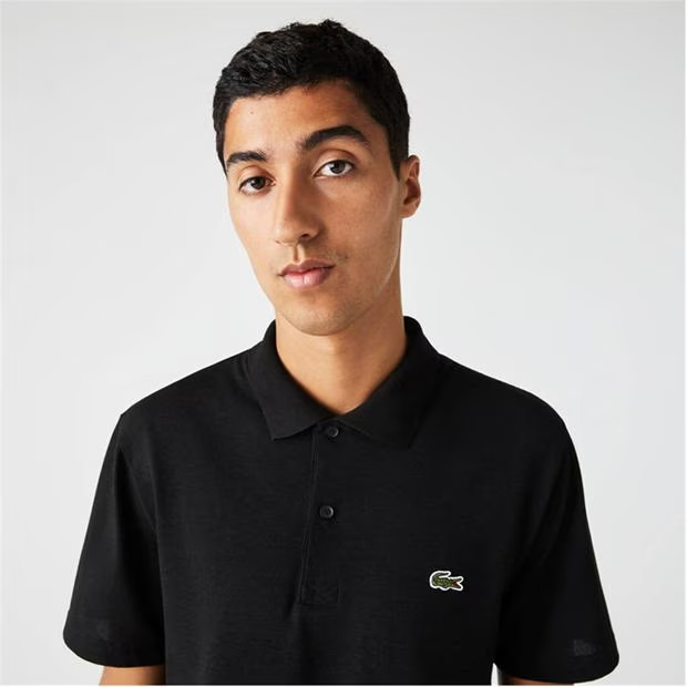 Lacoste Logo Polo Shirt Black