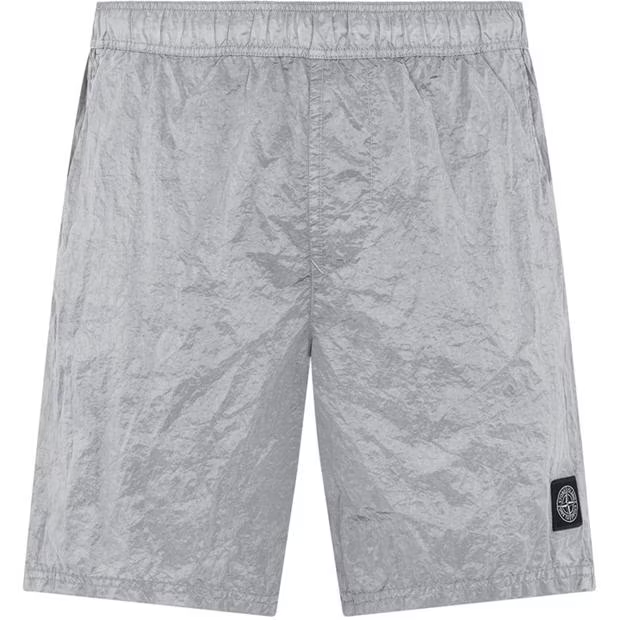 Stone Island Metal Swim Shorts Grey Cielo