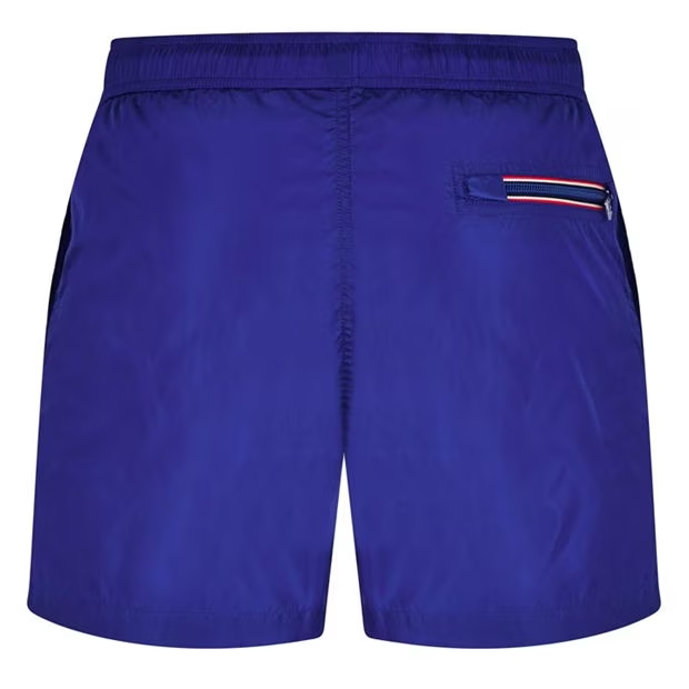 Moncler Logo Swim Shorts Royal Blue
