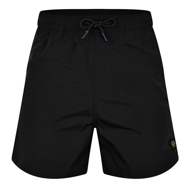 Belstaff Logo Swim Shorts Black