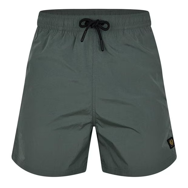 Belstaff Logo Swim Shorts Green