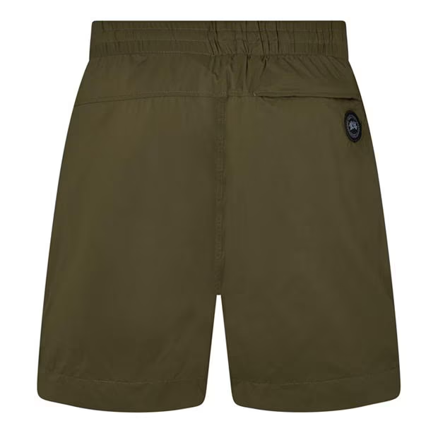 Canada Goose Logo Shorts Khaki