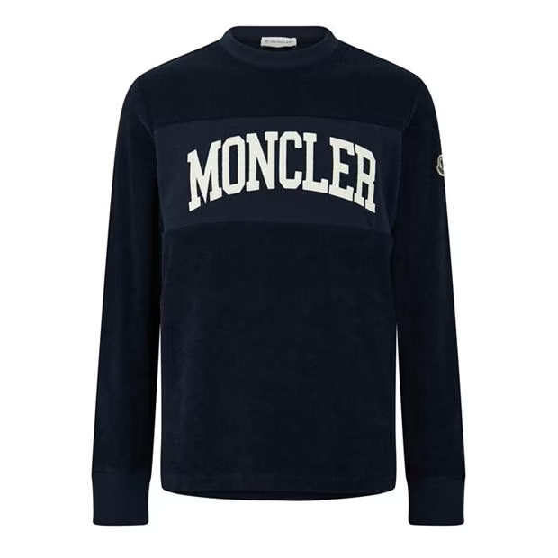 Moncler Logo Sweatshirt Navy