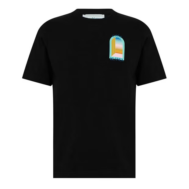 Casablanca New Mirror T Shirt Black