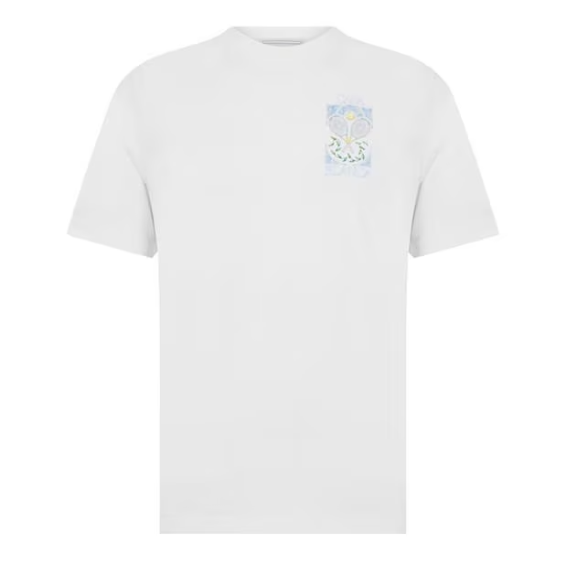 Casablanca Racket T Shirt White