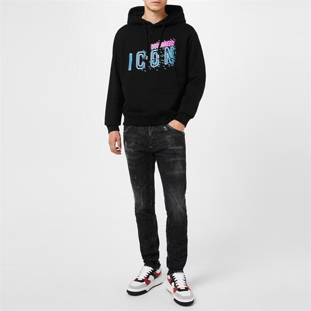 DSquared2 Icon Pixal Hoodie