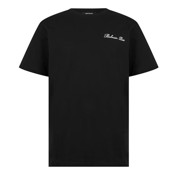 Balmain Signature T-Shirt Black