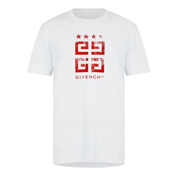 Givenchy Brush Star T-Shirt White