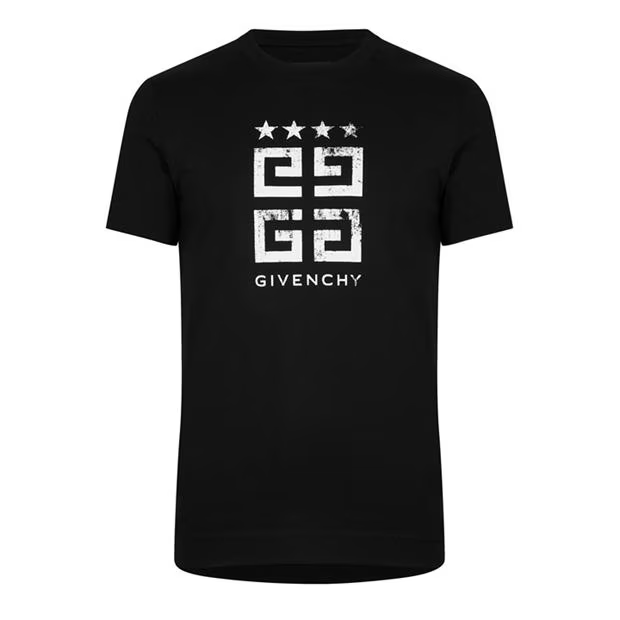 Givenchy Brush Star T-Shirt Black