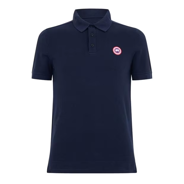 Canada Goose Logo Polo Navy