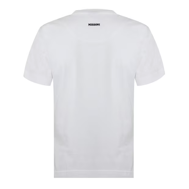 Missoni Printed Zig Zag T shirt White