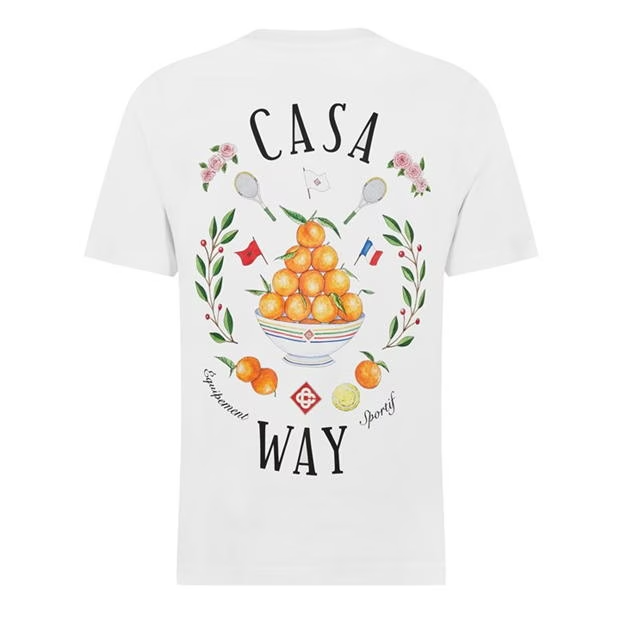 Casablanca Casa Way T Shirt White