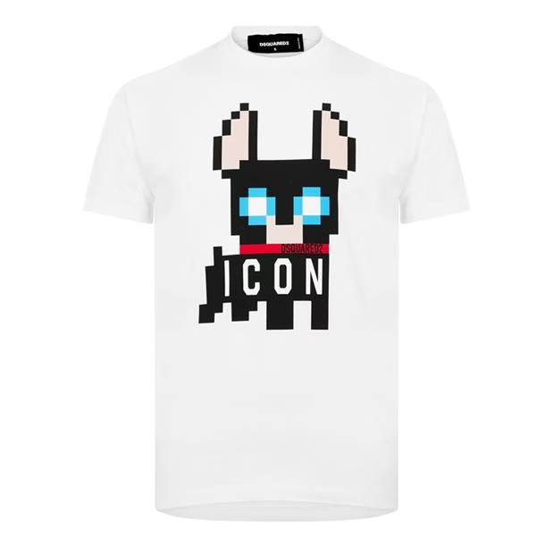 DSquared2 Icon Outline T-Shirt White