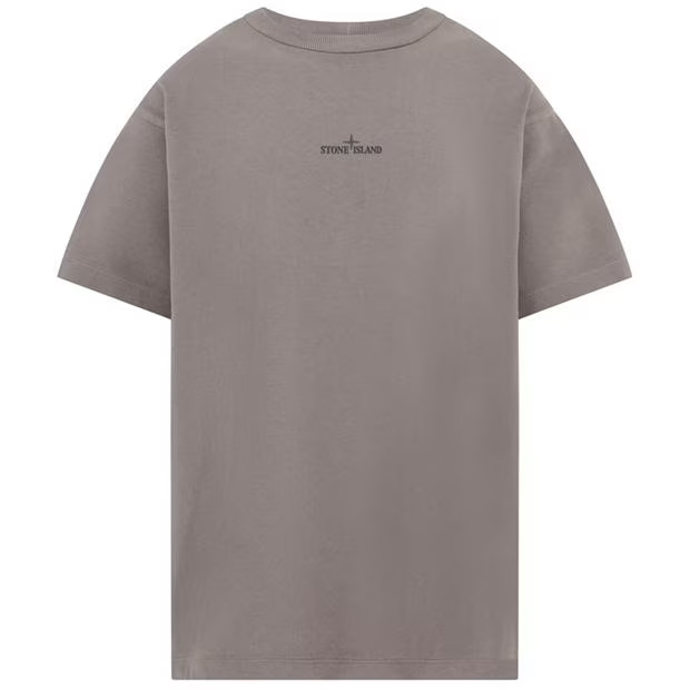 Stone Island Camo Print T Shirt Tortora