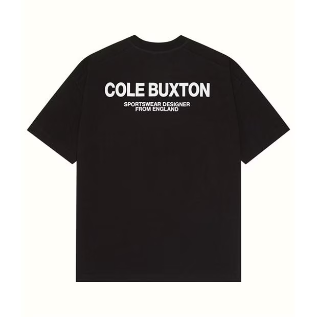 Cole Buxton Logo T Shirt Black