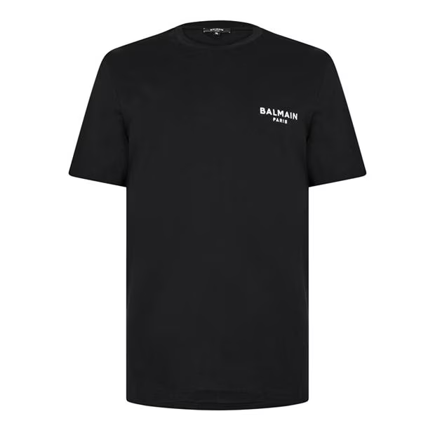 Balmain Chest Logo T-Shirt Black