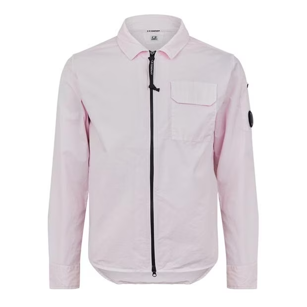 CP Company Overshirt Jacket Sky Pink
