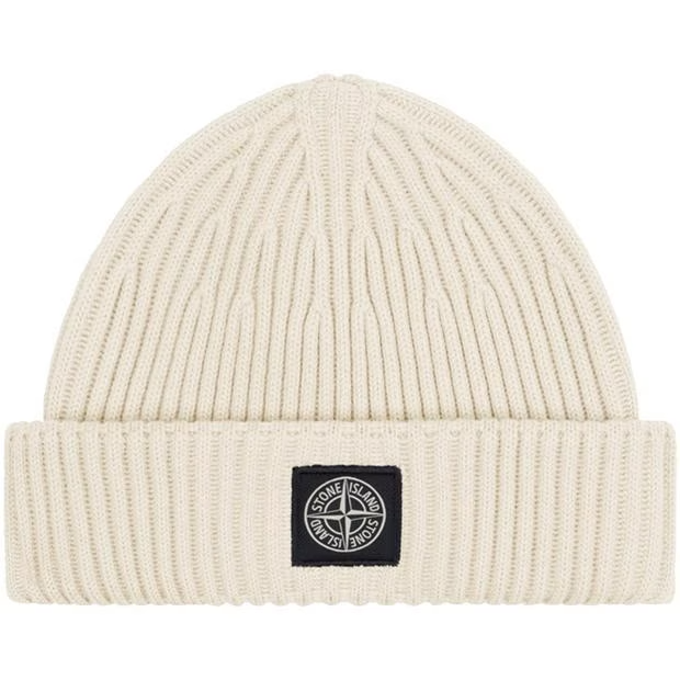 Stone Island Wool Hat Cream