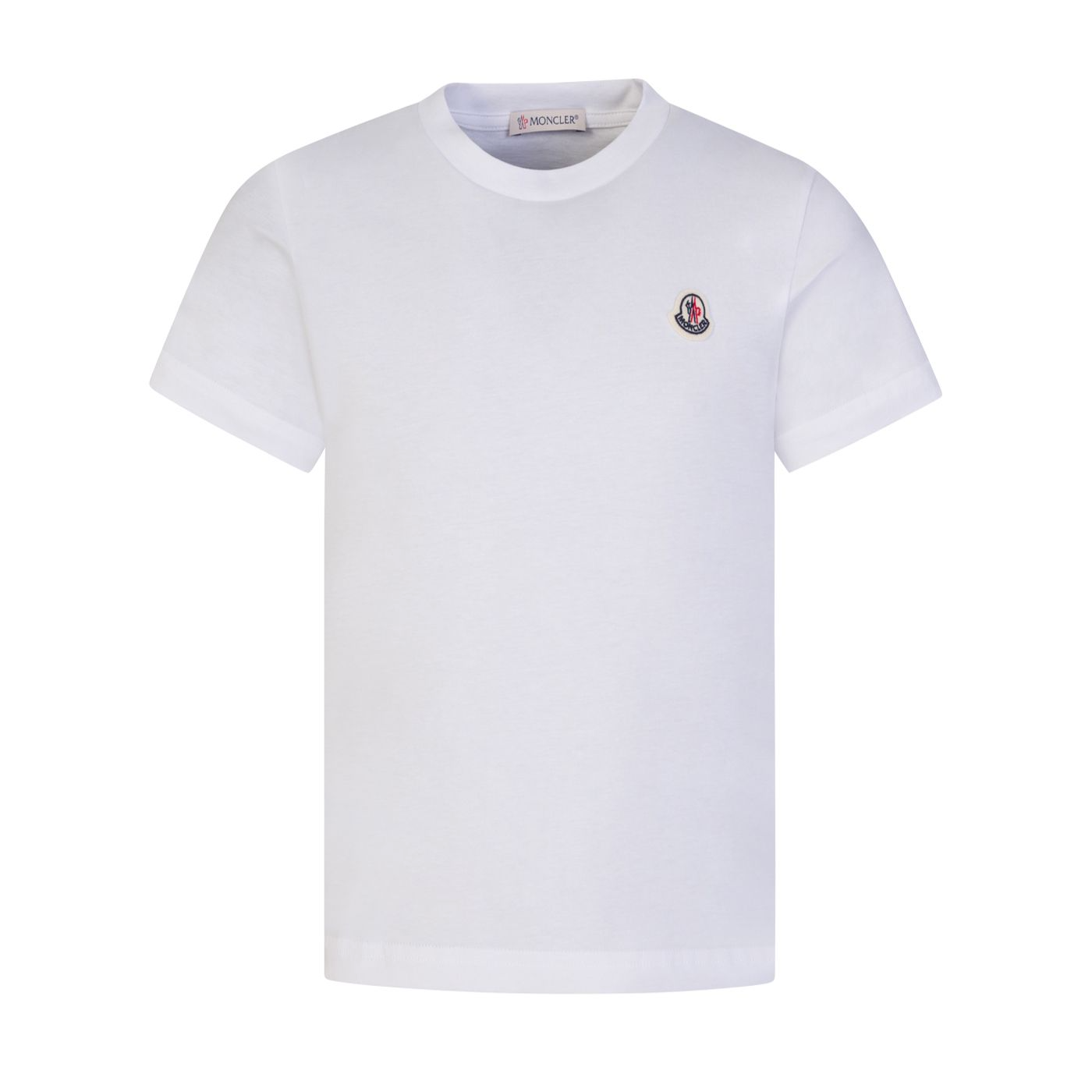 Moncler Chest Logo T Shirt White