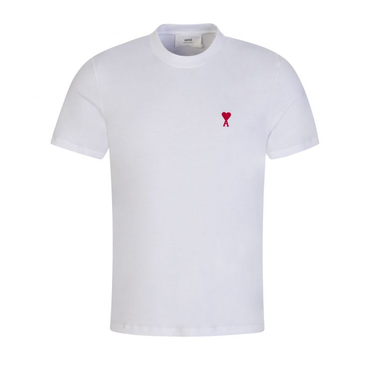 Ami Paris Logo T Shirt White