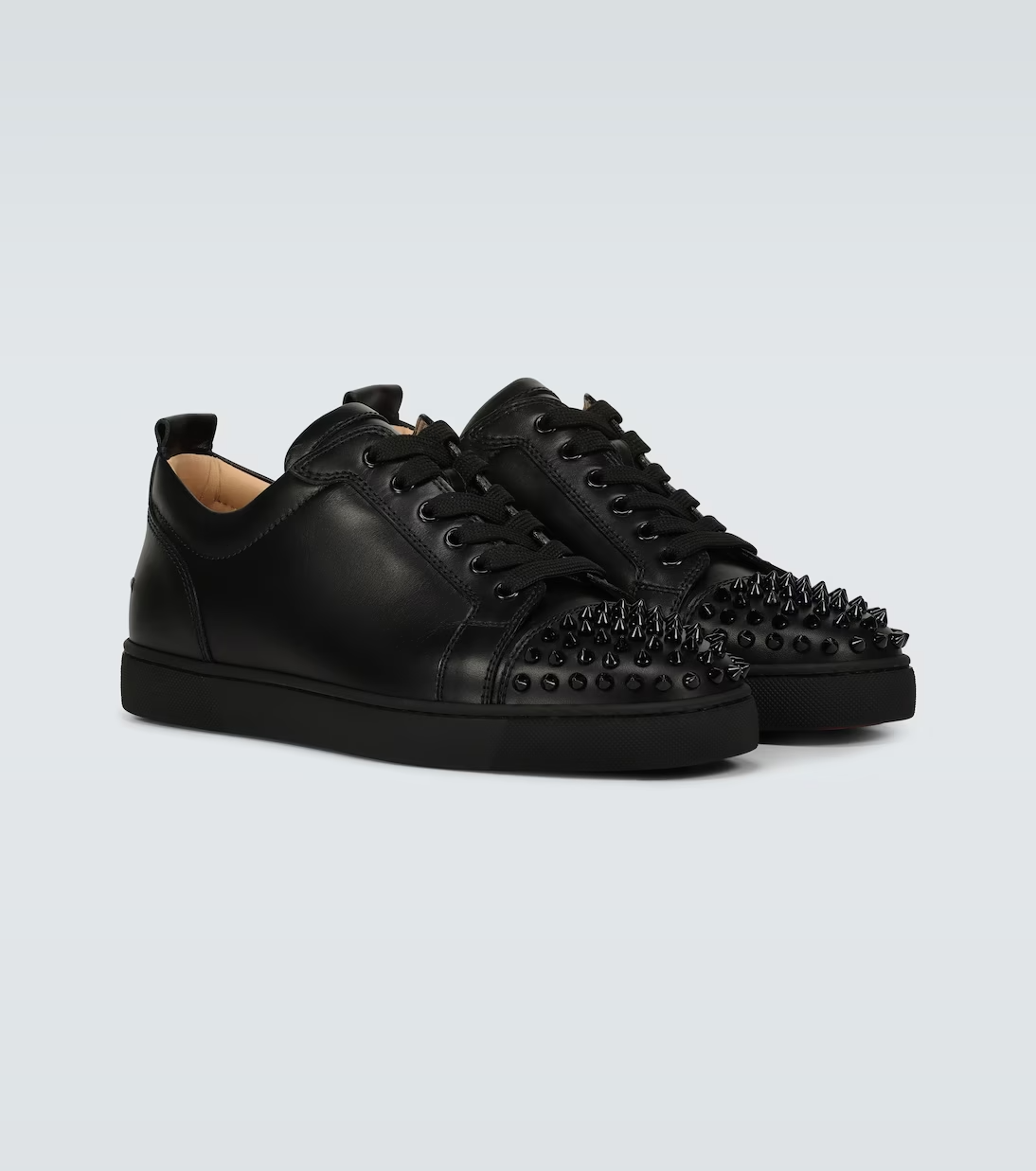 Christian Louboutin Louis junior Spikes Black