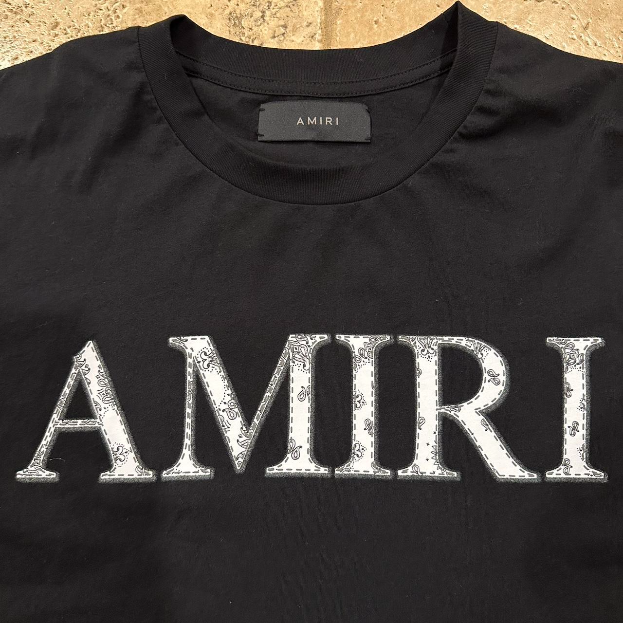 Amiri Logo T Shirt Black (Pre-owned)