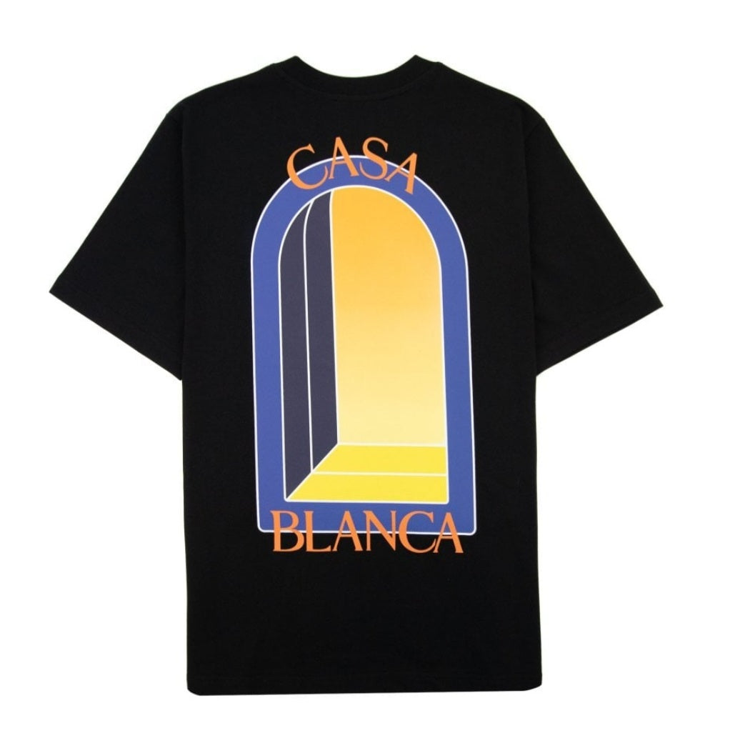Casablanca Mirror T Shirt Black