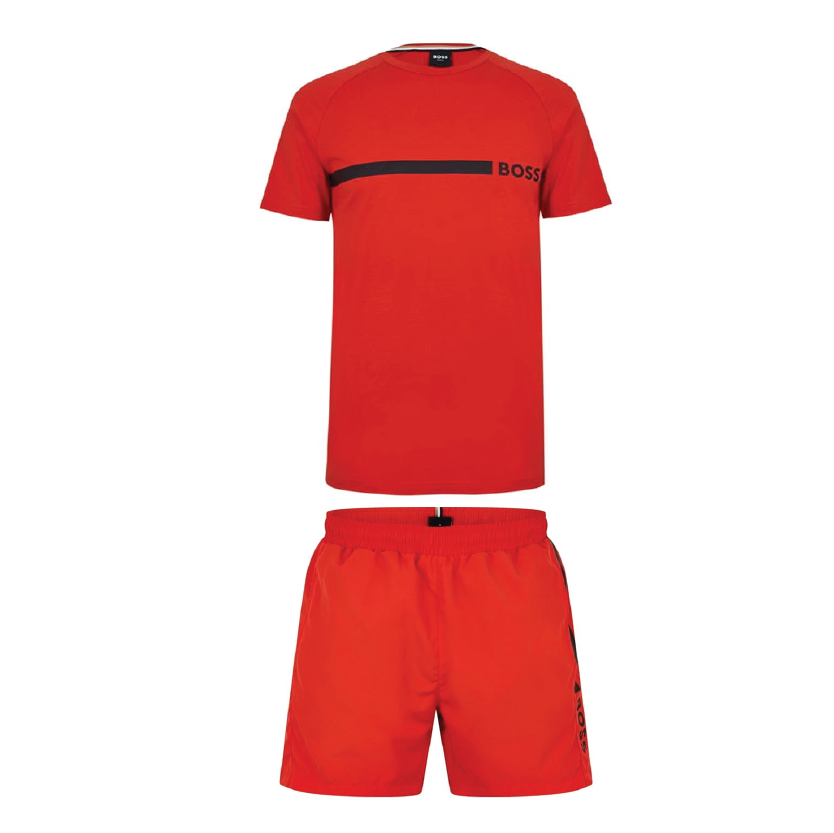 Hugo Boss Shorts Set Red 2.0