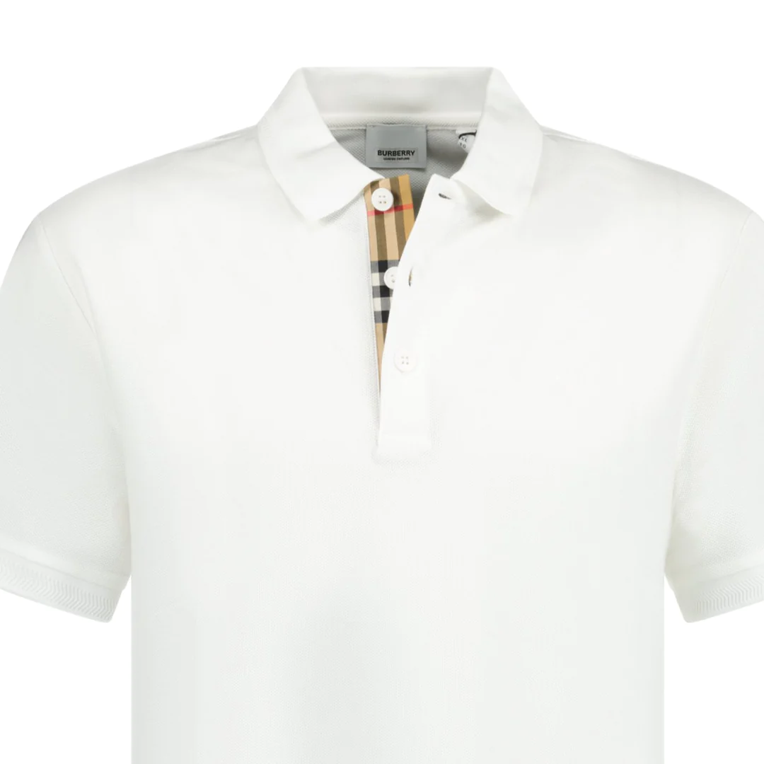 Burberry Classic Eddie Polo White