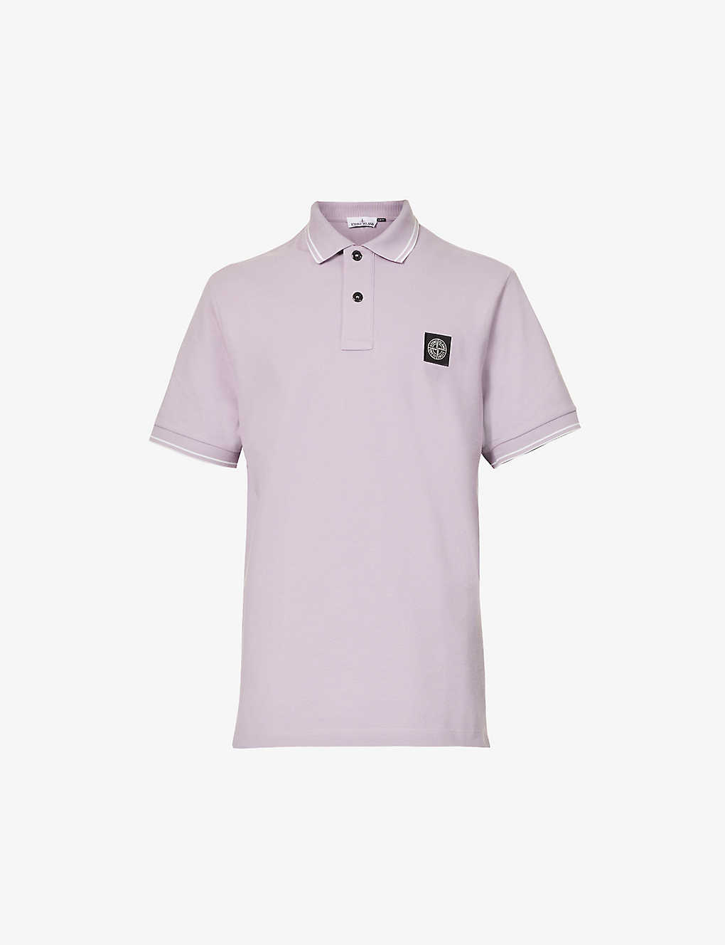 Stone Island Polo T Shirt Lavanda
