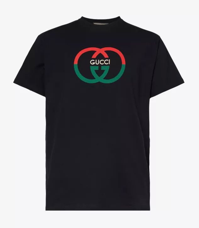 Gucci GG Logo T Shirt Black