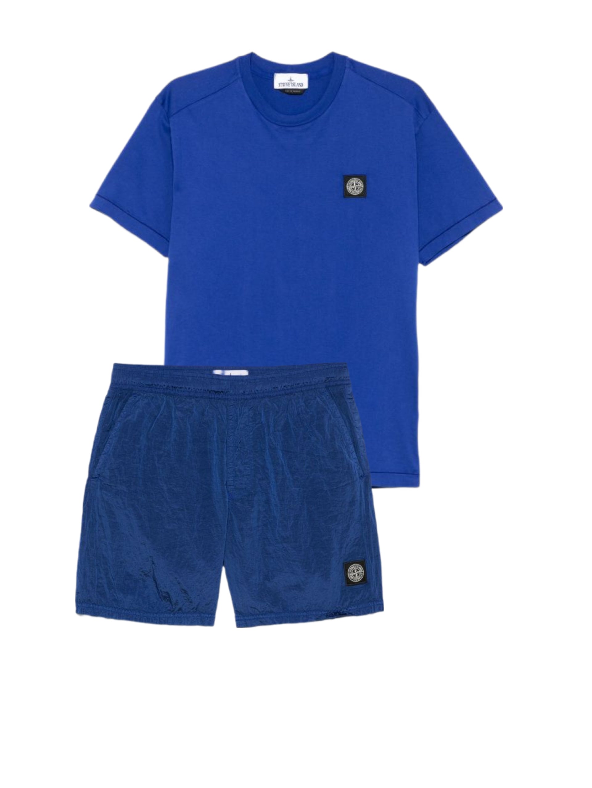 Stone Island Shorts Set Royal Blue