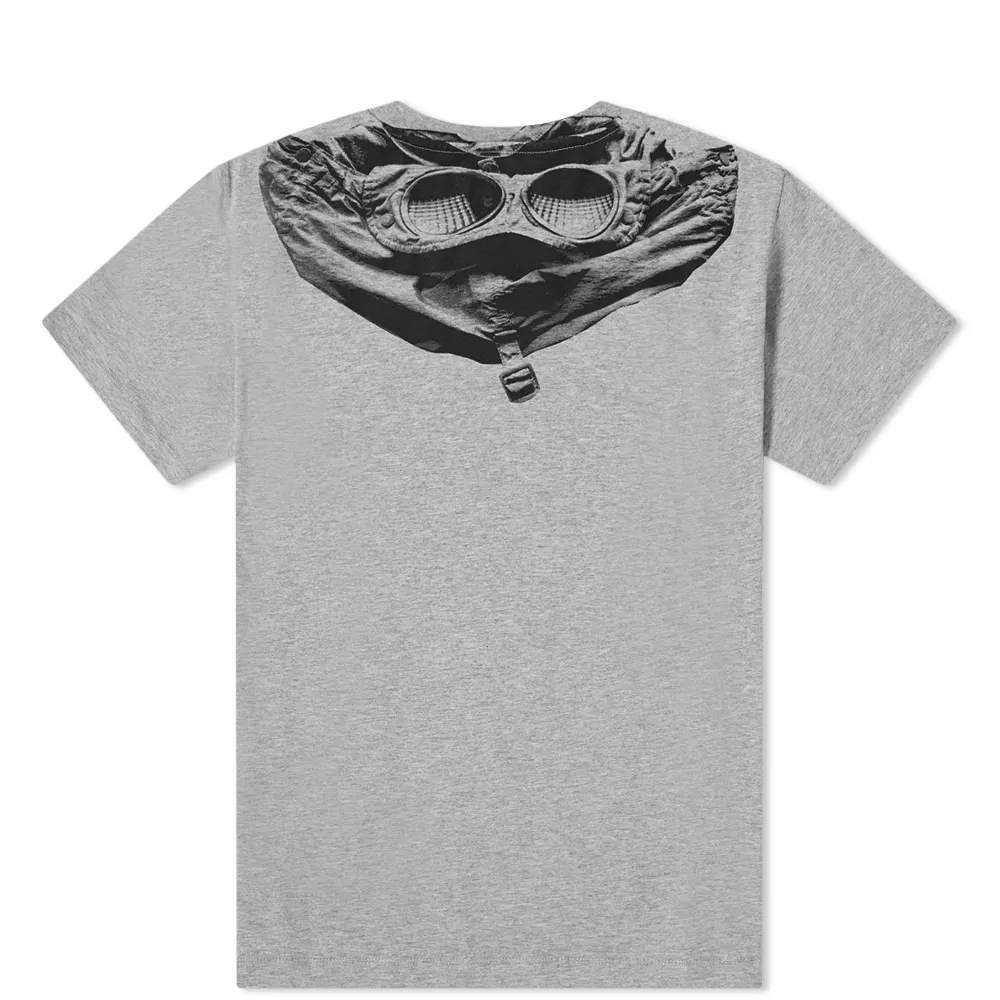 CP Company Goggle T Shirt Grey