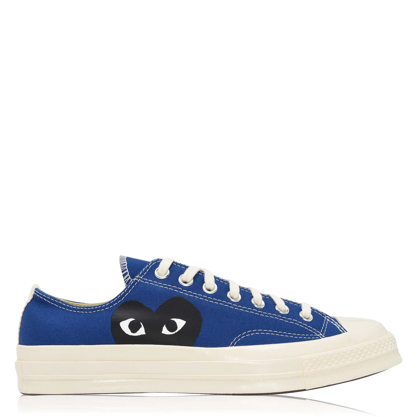 Comme Des Garcons Play Low Top Trainers Blue
