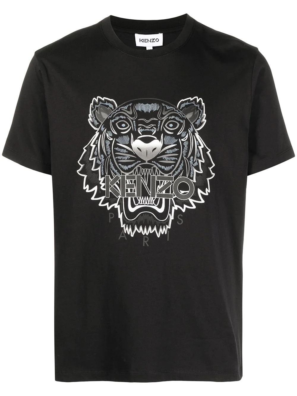 Kenzo Tiger T Shirt Black Chrome