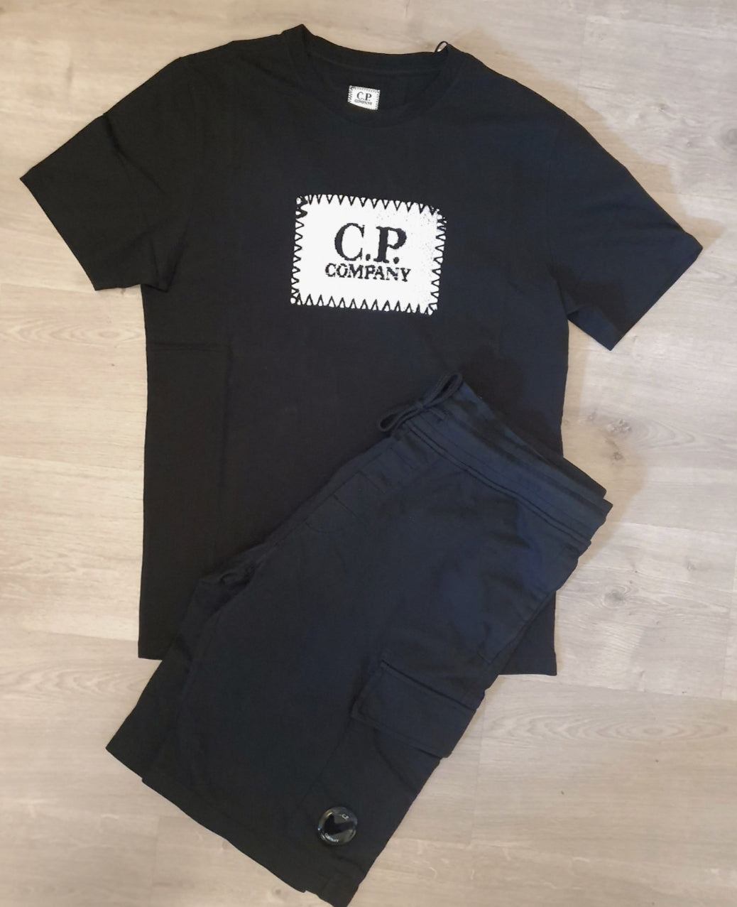 CP Company Shorts Set Black