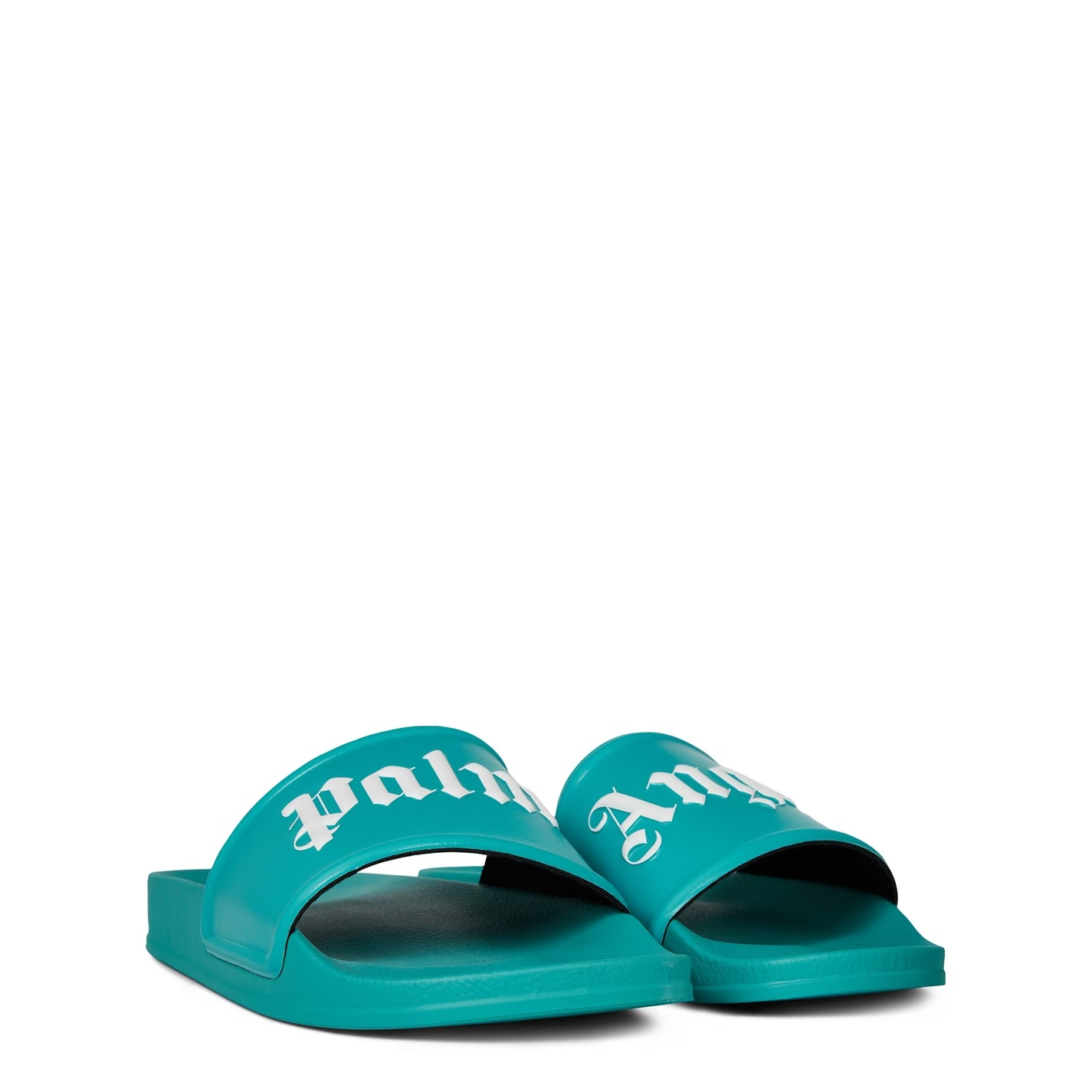 Palm Angels Sliders Aqua Blue