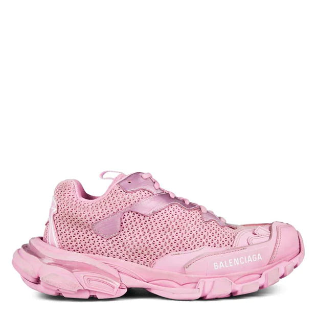 Balenciaga Track 3 Trainers Pink Womens