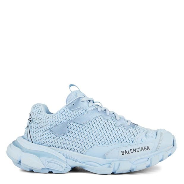 Balenciaga Track 3 Trainers Baby Blue Womens