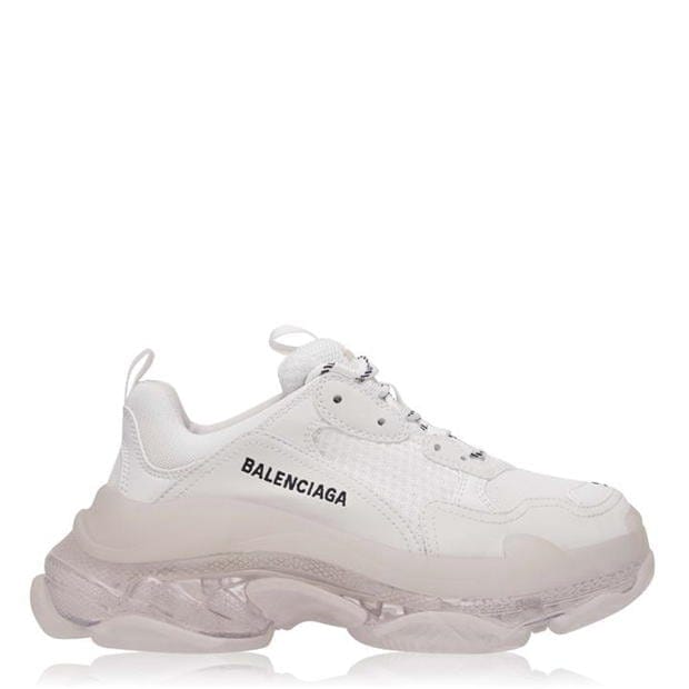 Balenciaga Triple S Clear Sole Trainers White