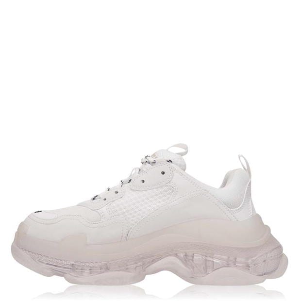 Balenciaga Triple S Clear Sole Trainers White