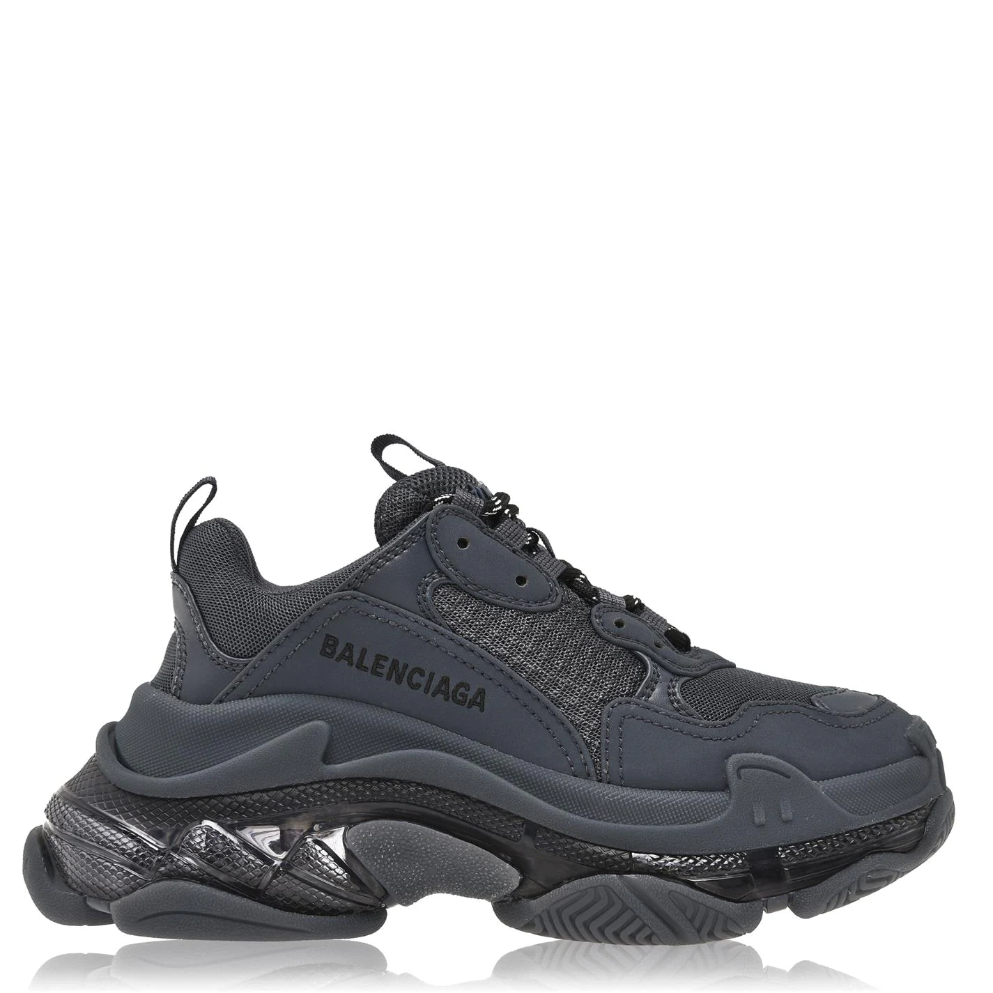 Balenciaga Triple S Clear Sole Trainers Blue