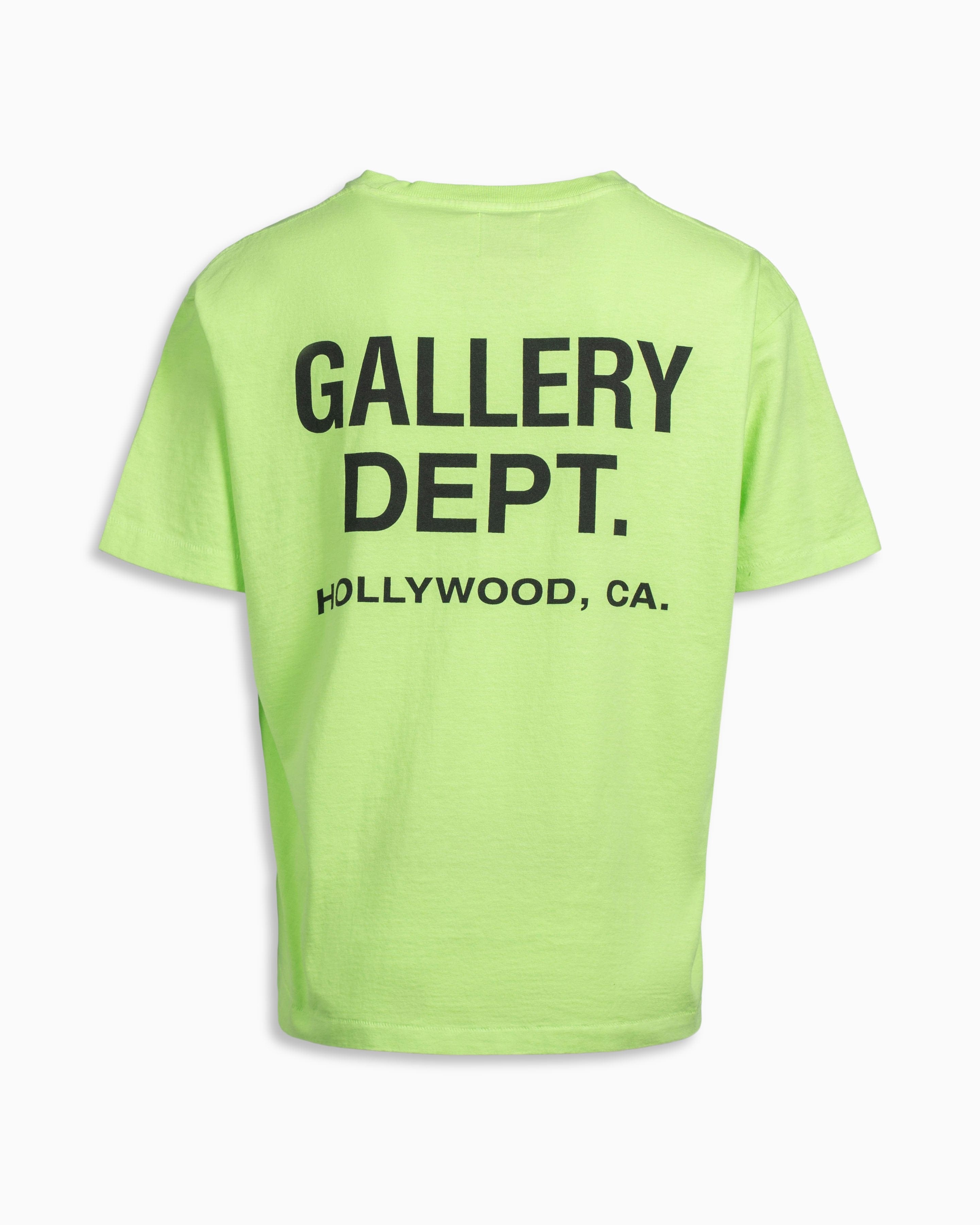Gallery Dept Souvenir T Shirt Neon Green