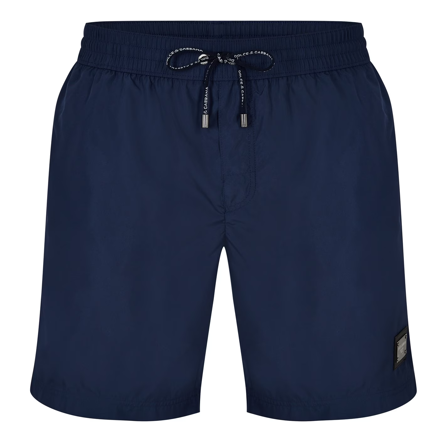 Dolce And Gabbana Plate Swim Shorts Navy