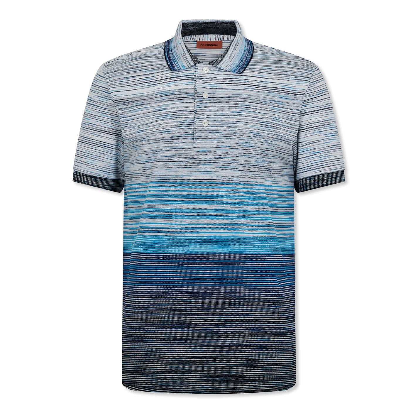 Missoni Mix Polo Shirt Blue