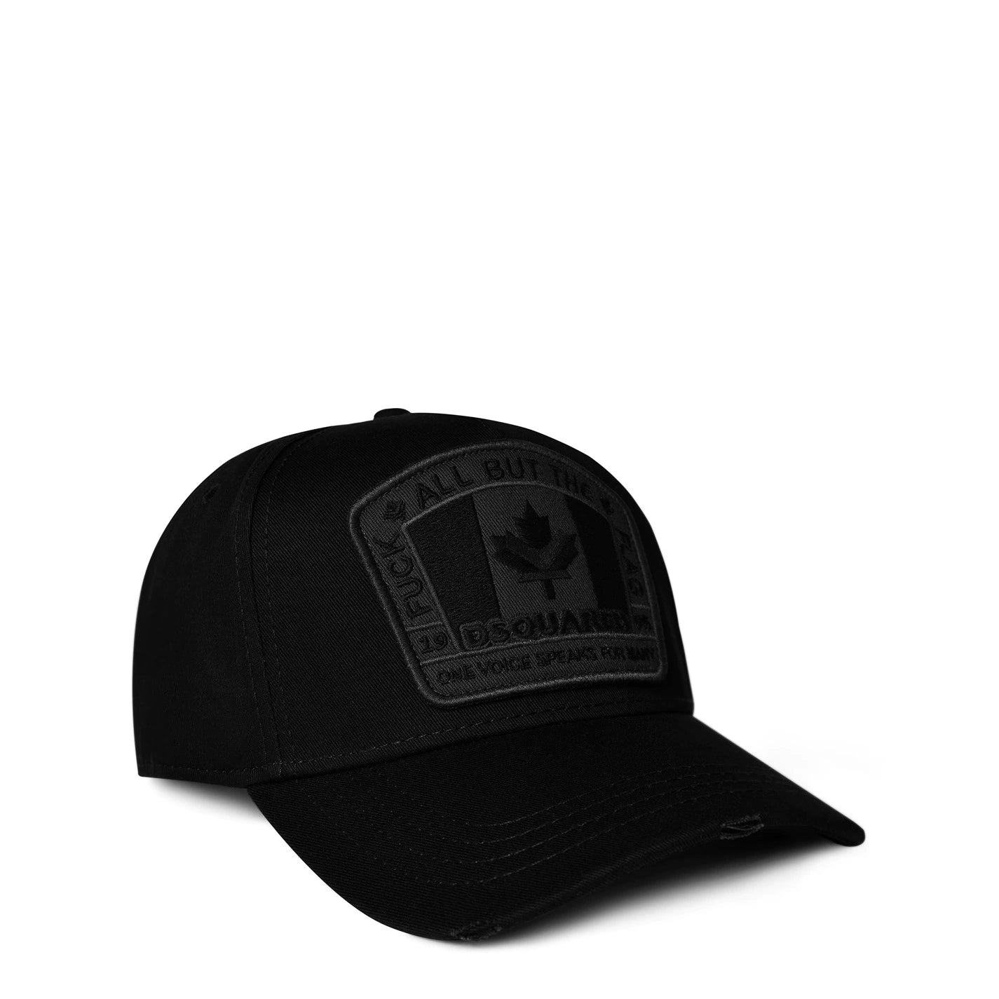 Dsquared Flag Cap Triple Black