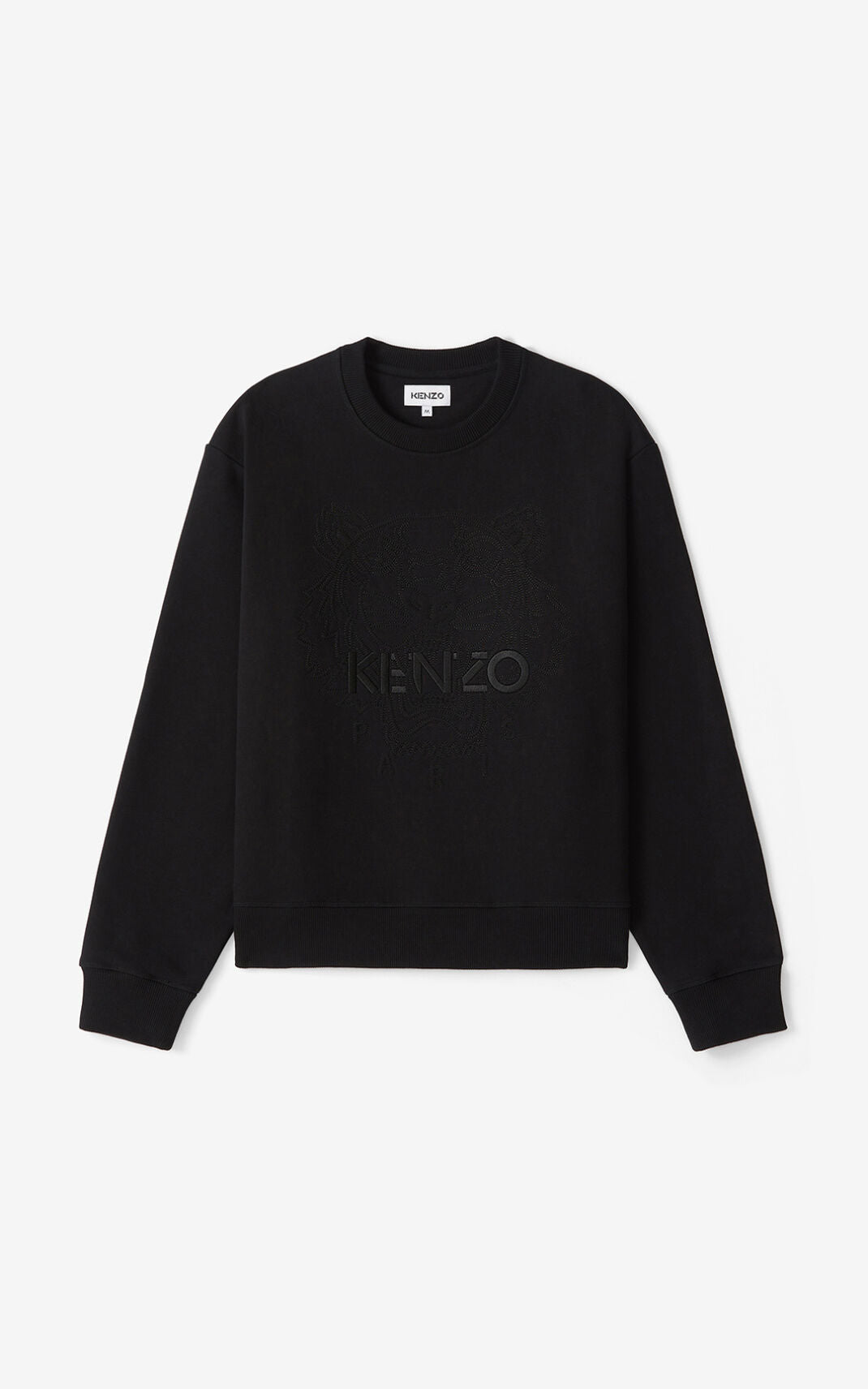 Kenzo Black Logo Tiger Jumper