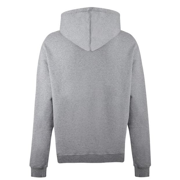 Ami Paris Logo Hoodie Grey