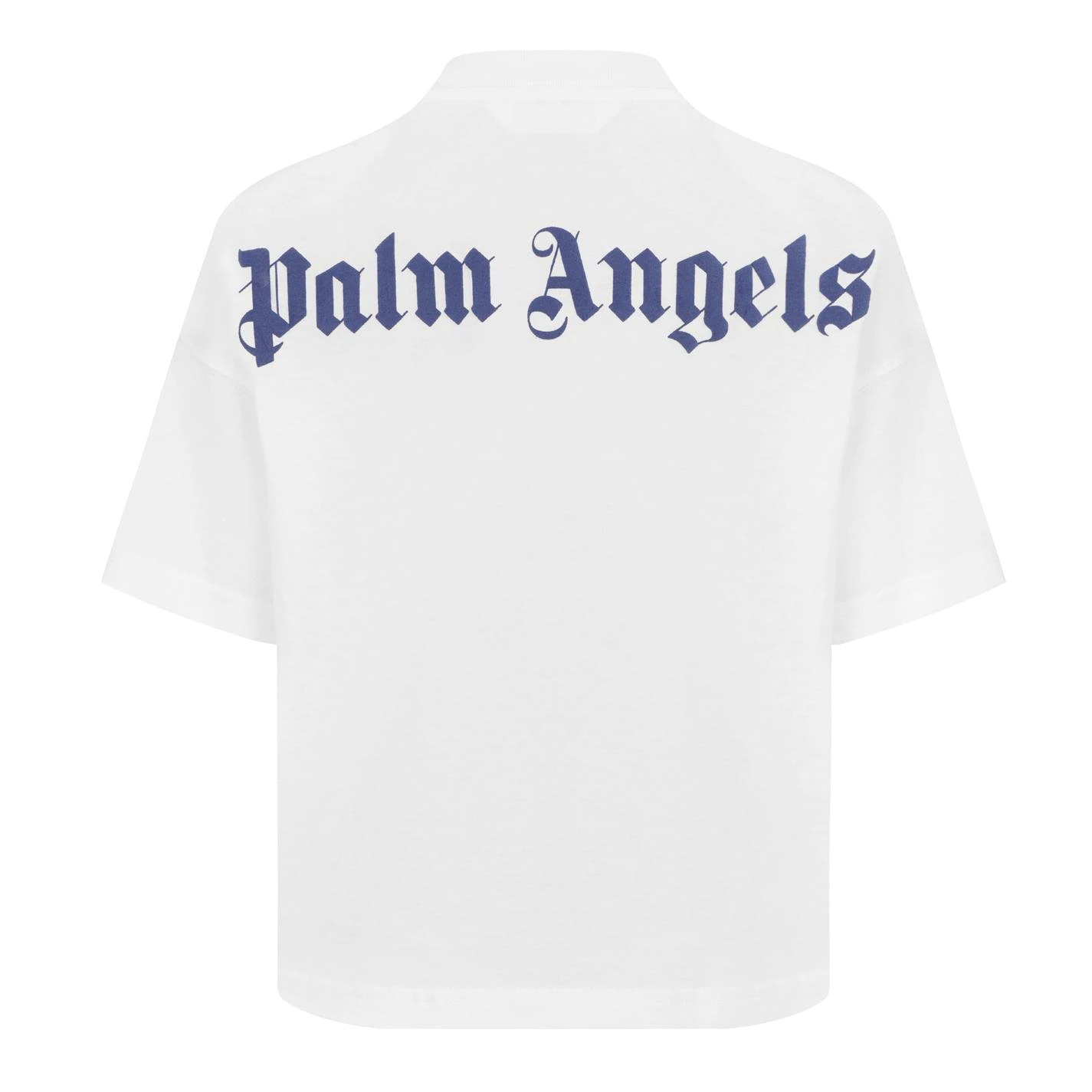 Kids Palm Angels Logo T Shirt White