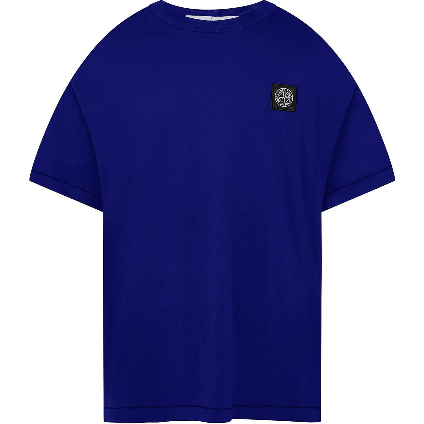 Stone Island Patch T Shirt Bluette